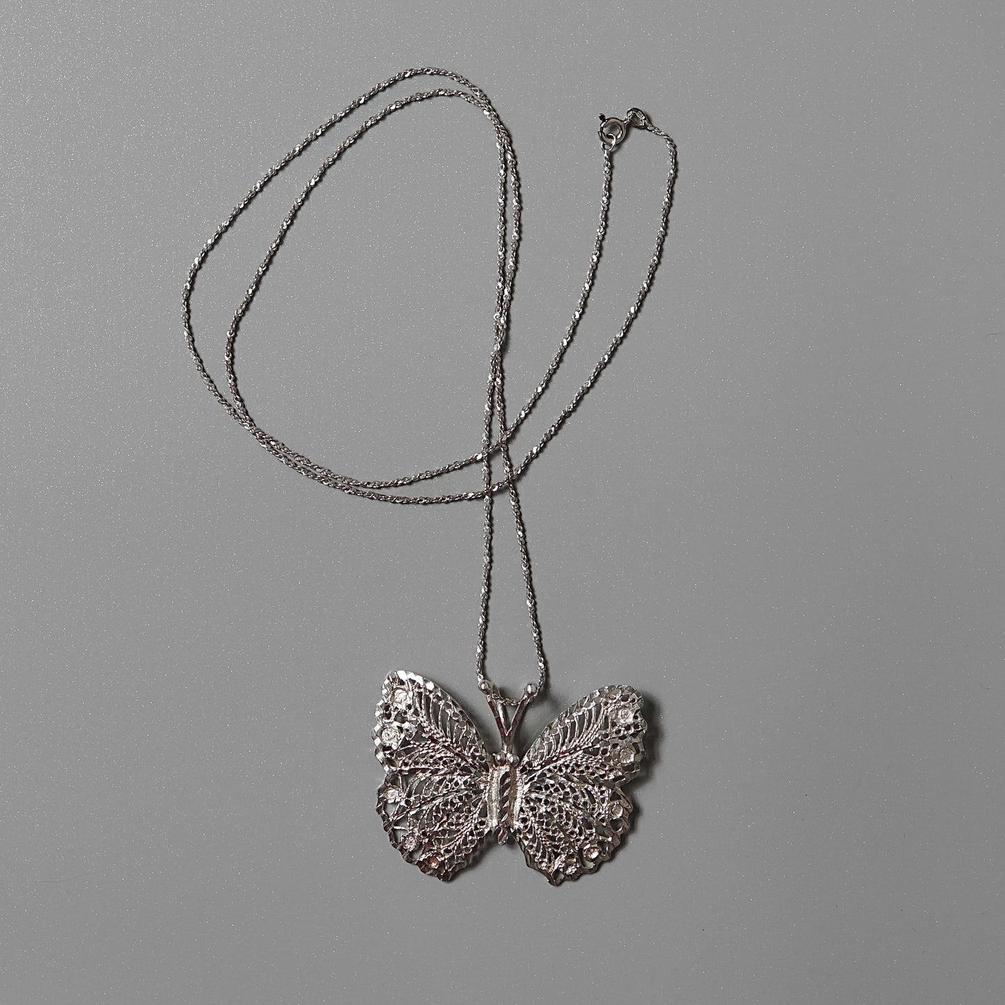 Large Butterfly Necklace