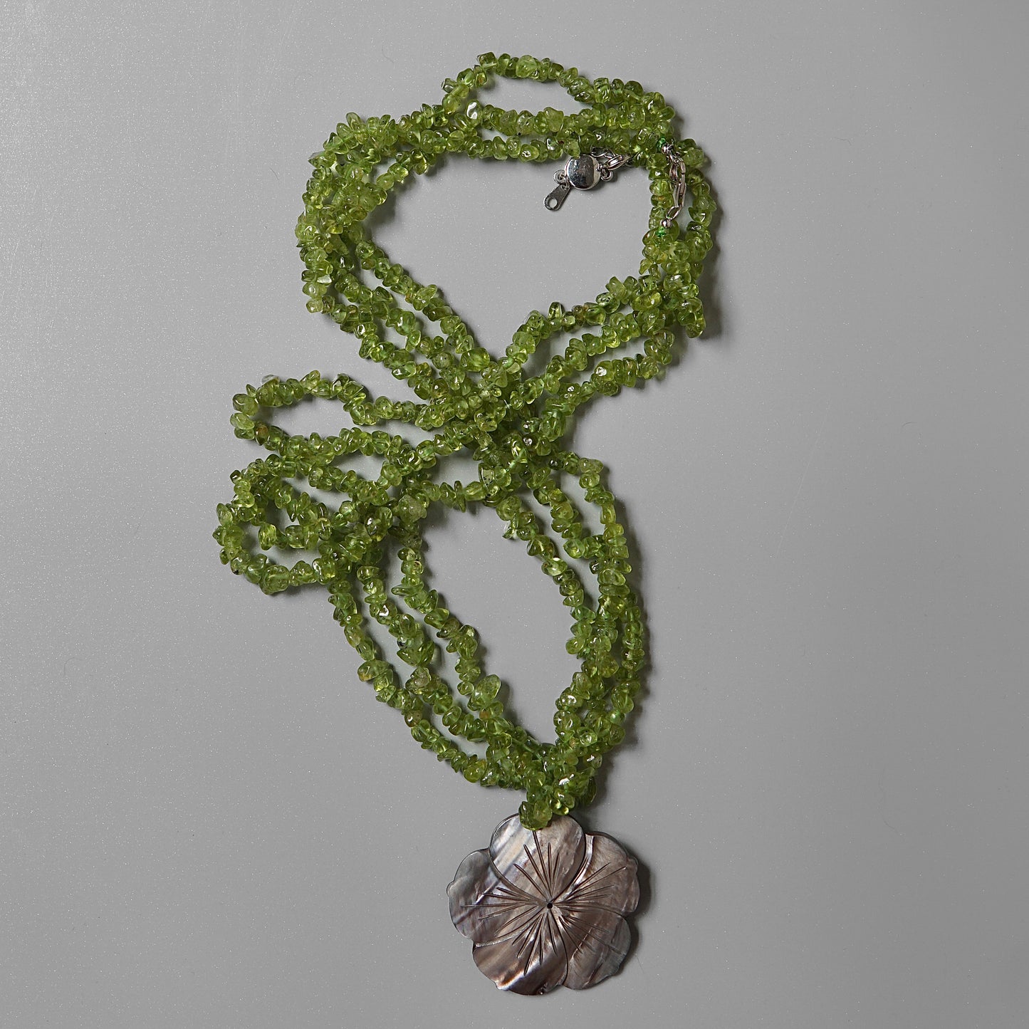 Periodot Beaded Necklace