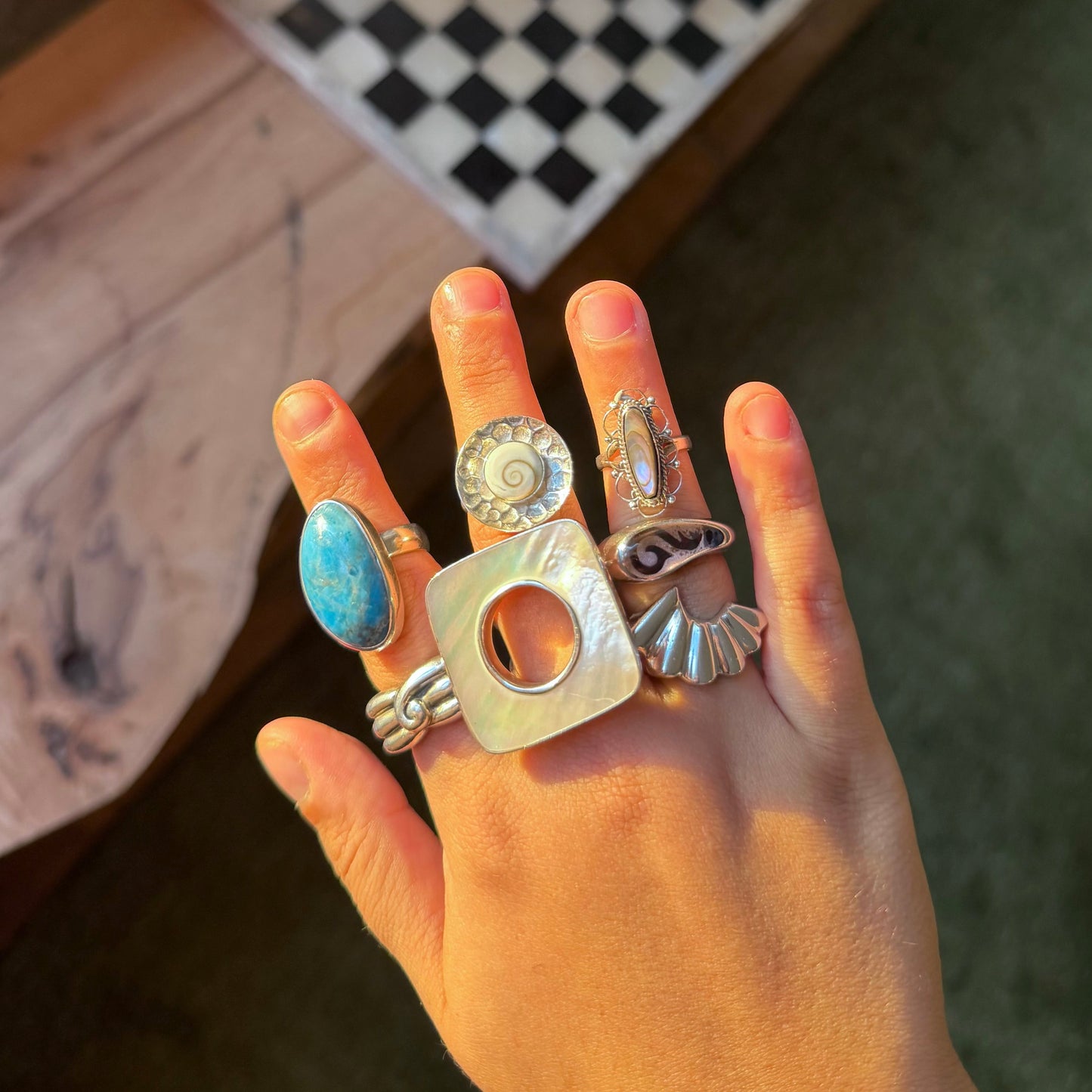 Shiva Shell Ring