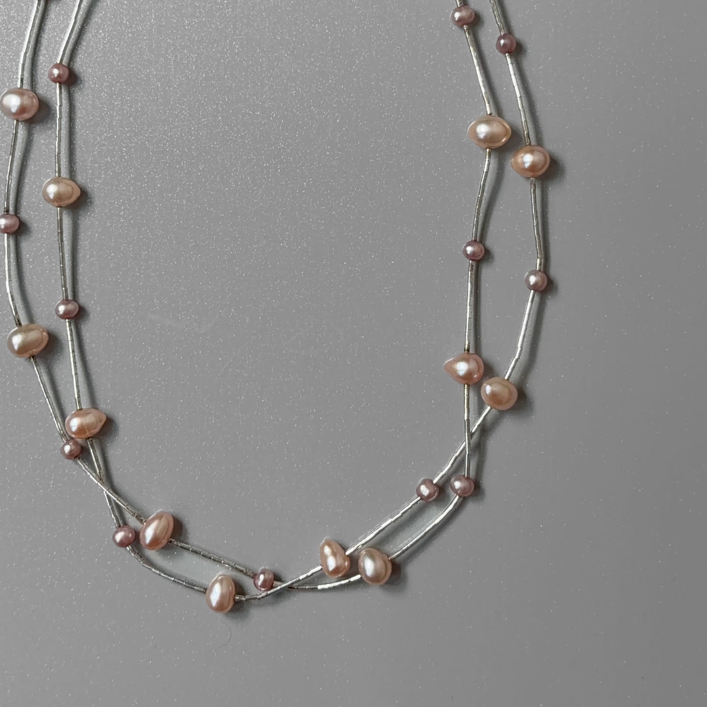 Pink Pearl Necklace