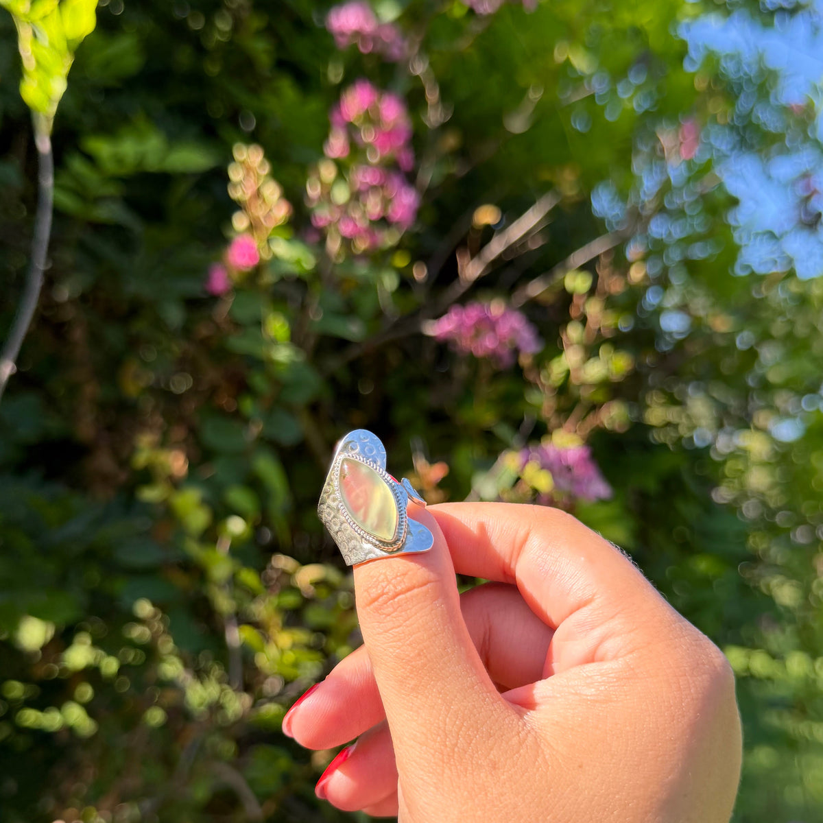 Prehnite Green Ring