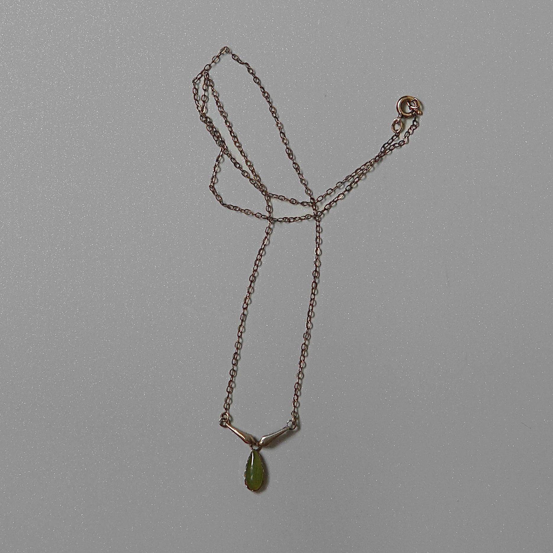 Gold Jade Necklace