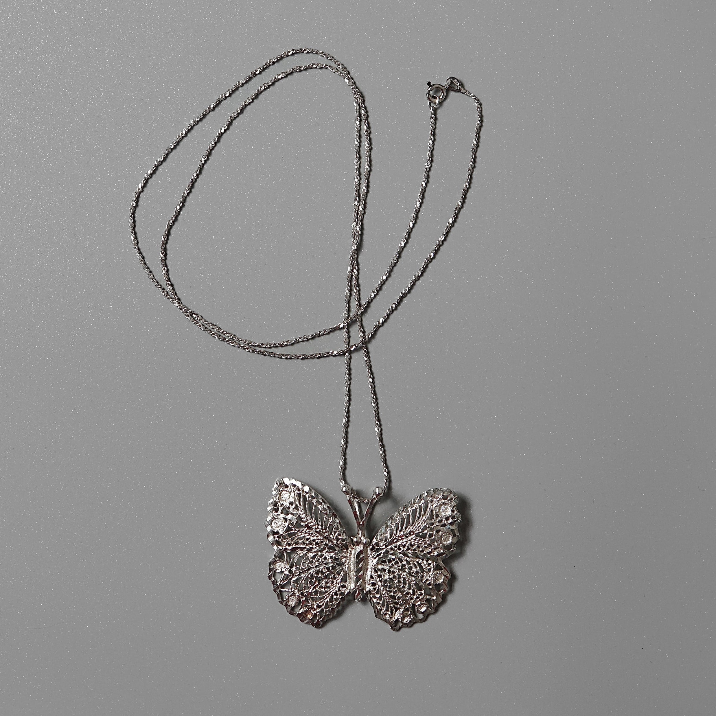 Large Butterfly Necklace