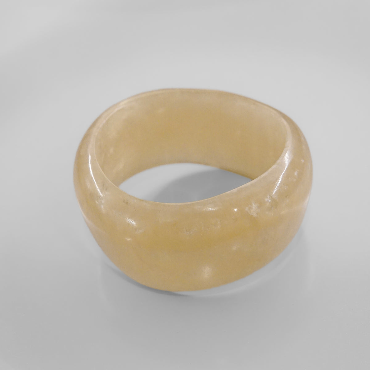Cream Lucite Bangle