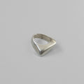 Silver Slanted Ring