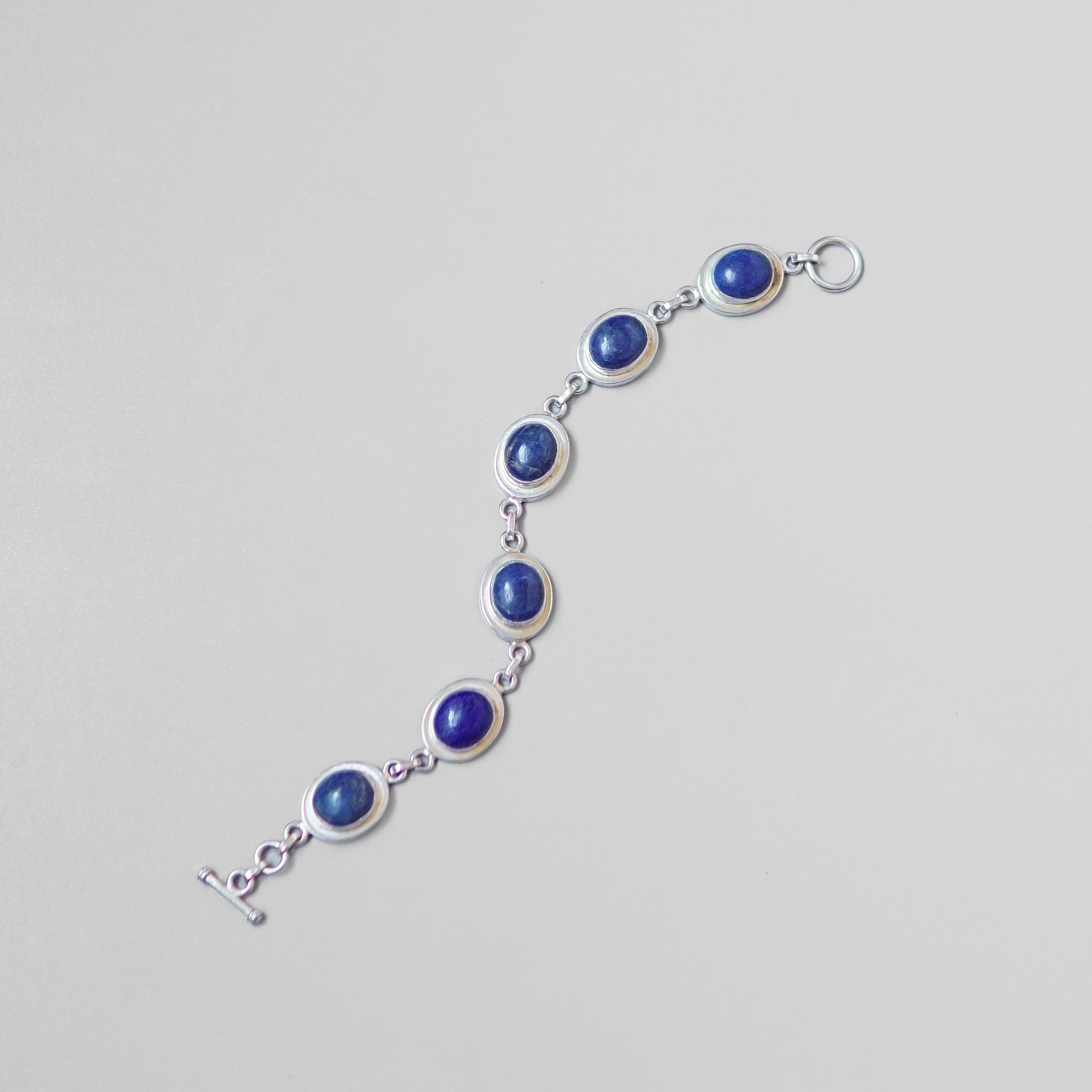 Lapis Toggle Bracelet