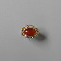 Gold Carnelian Ring