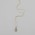 Gold Quartz Necklace