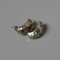 Abalone Half Hoops