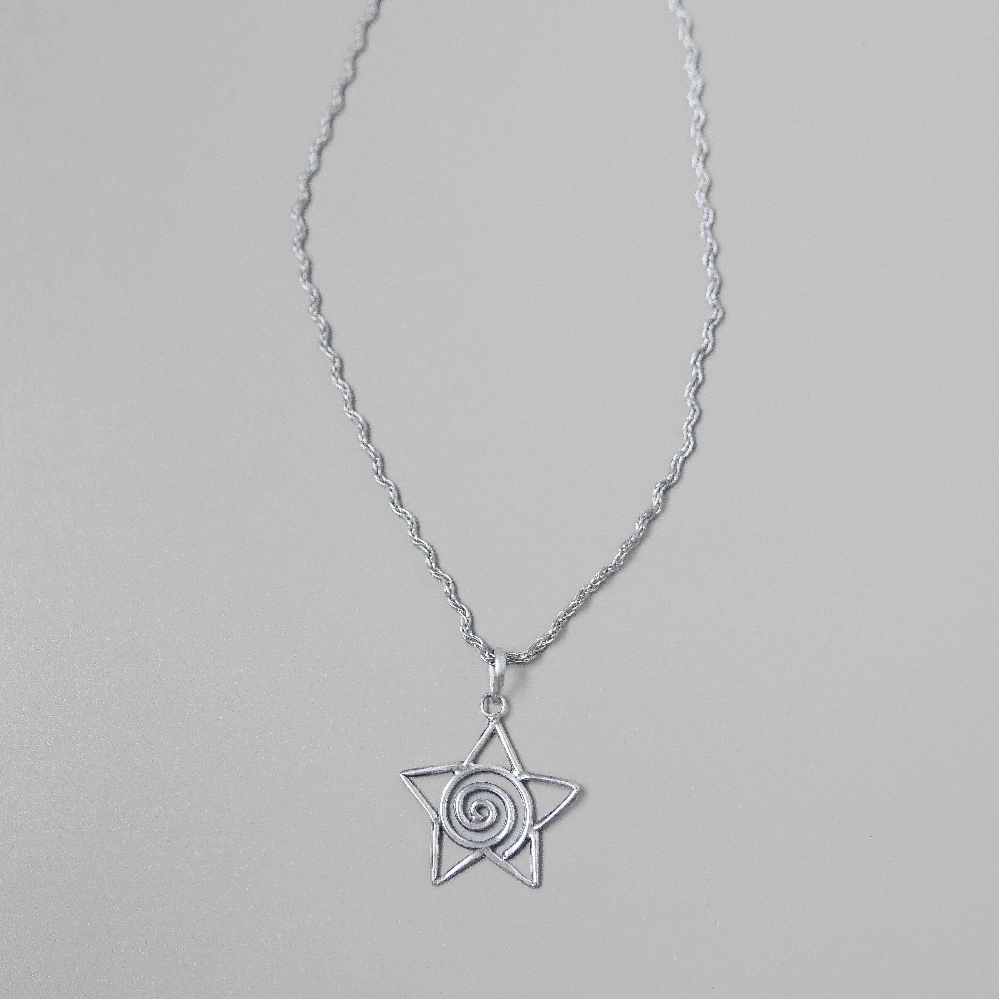 Swirl Star Necklace