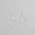 Hammered Square Earrings