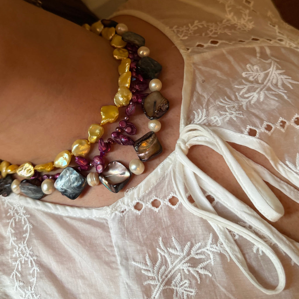 Bead Pearl Necklace