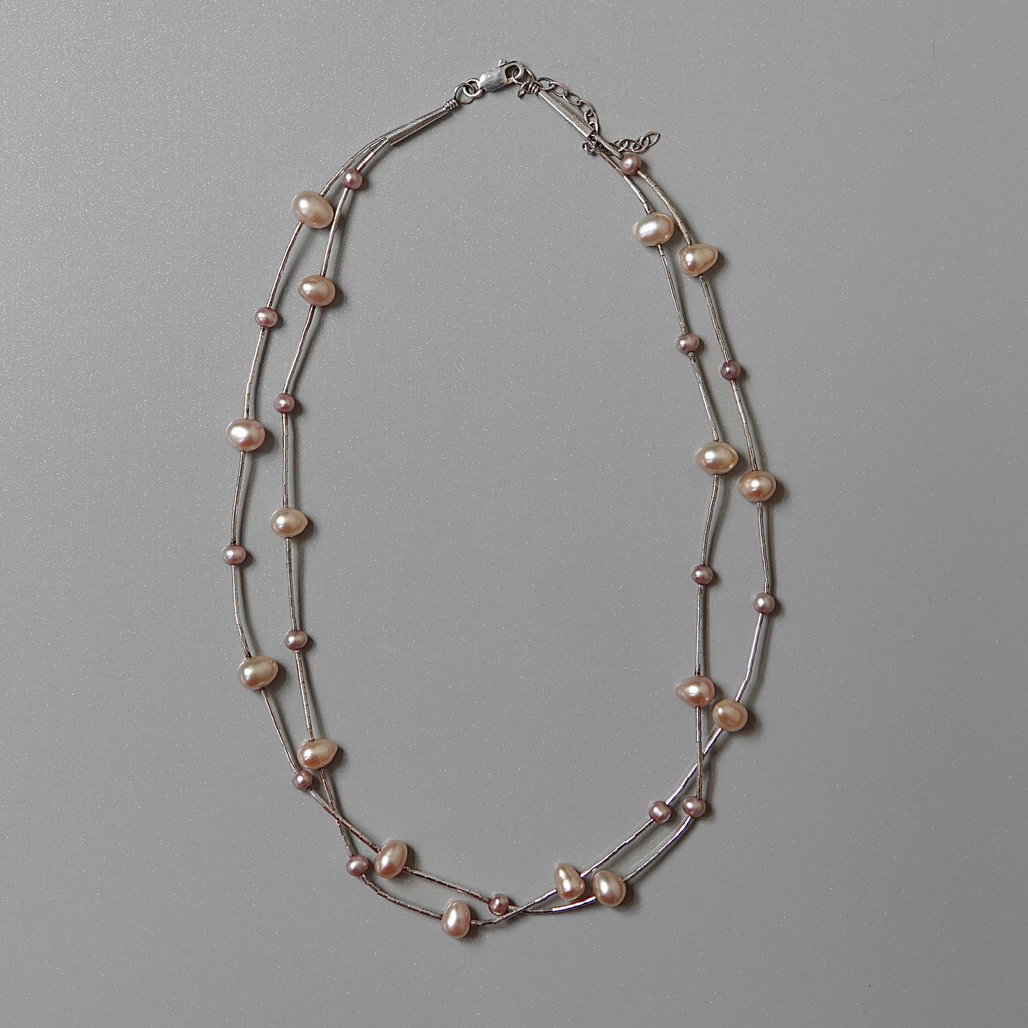 Pink Pearl Necklace