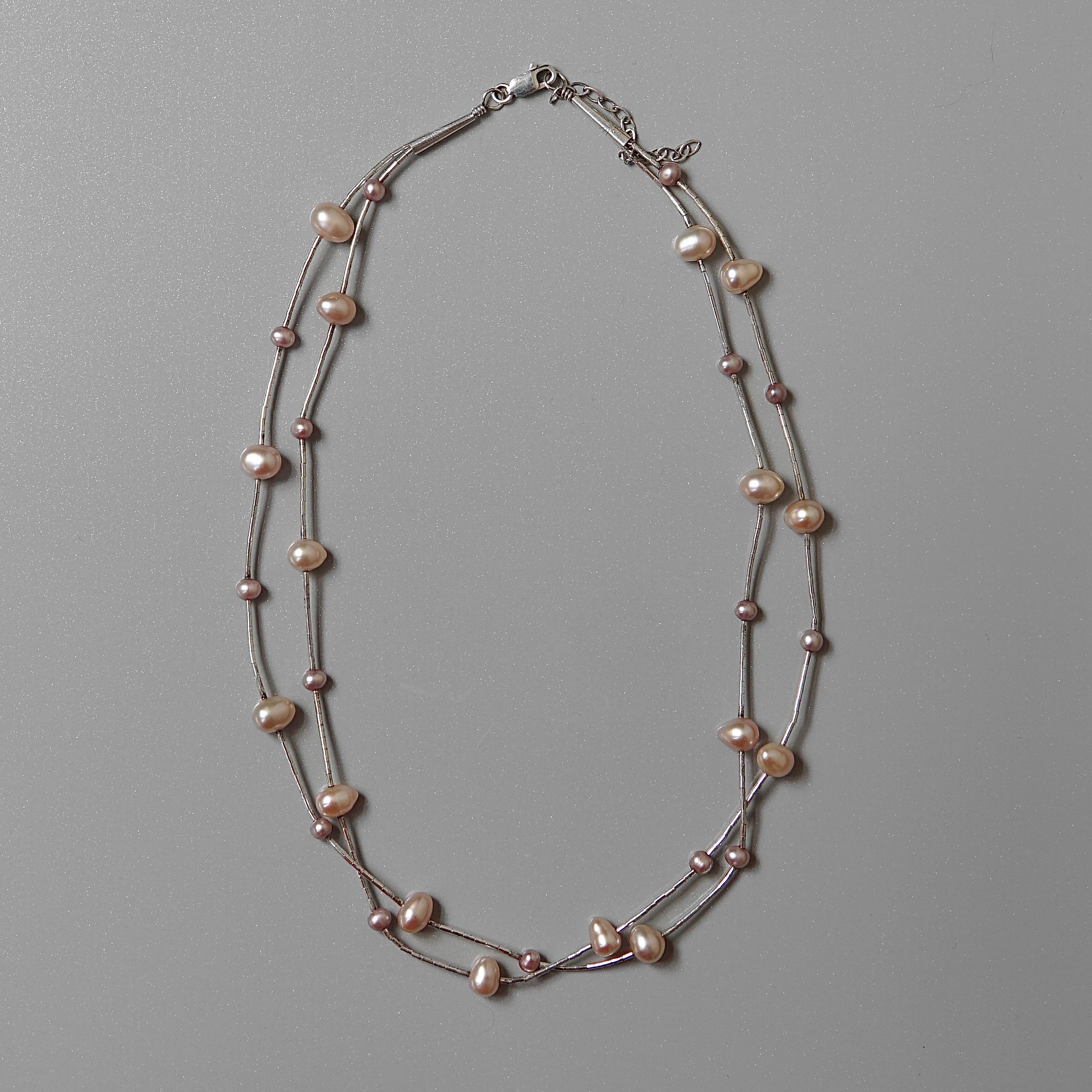 Pink Pearl Necklace
