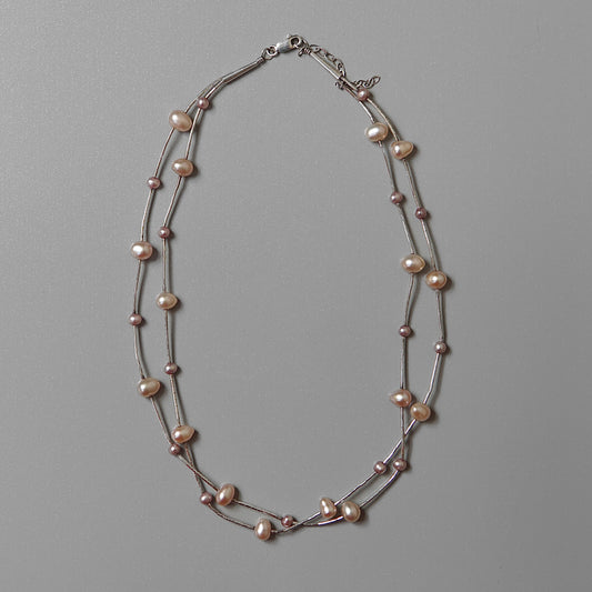 Pink Pearl Necklace