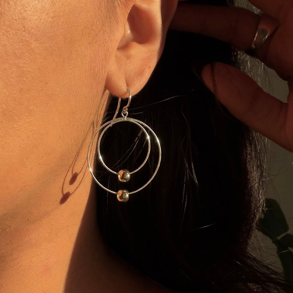 Two Tone Earrings