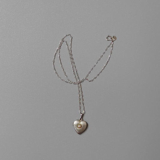 Pearl Locket Necklace