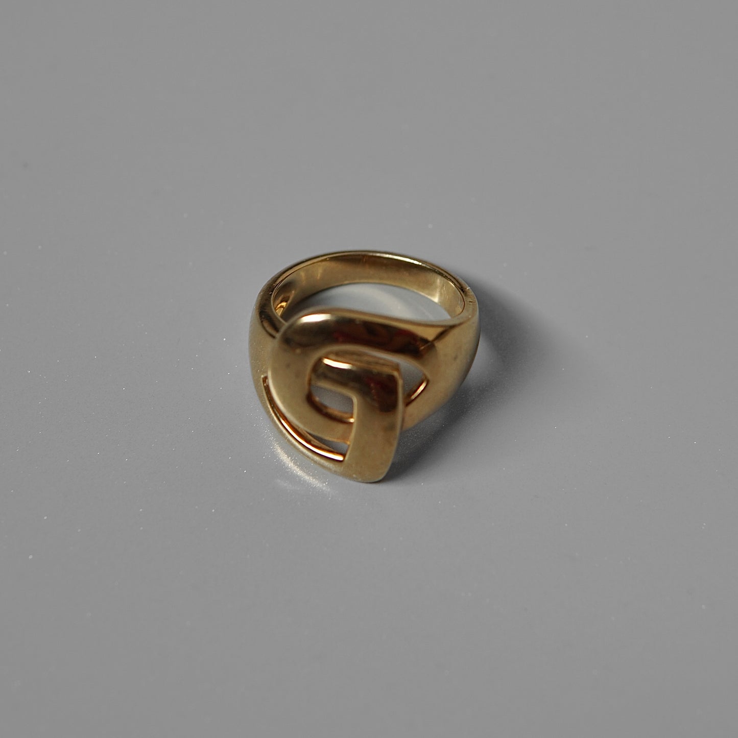 Gold Geometric Ring