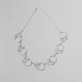 Gray Circle Necklace