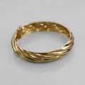 Gold Hinge Bangle