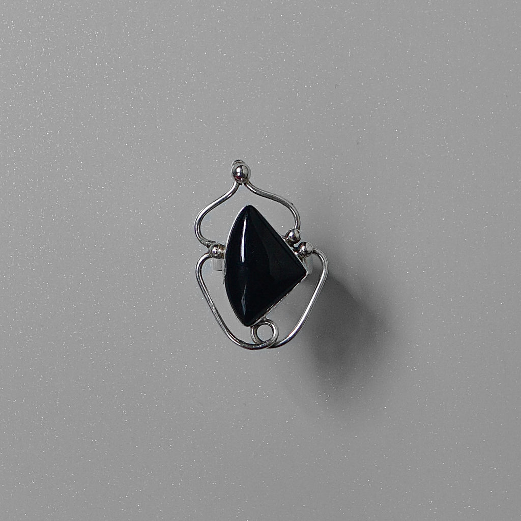Onyx Swirl Ring