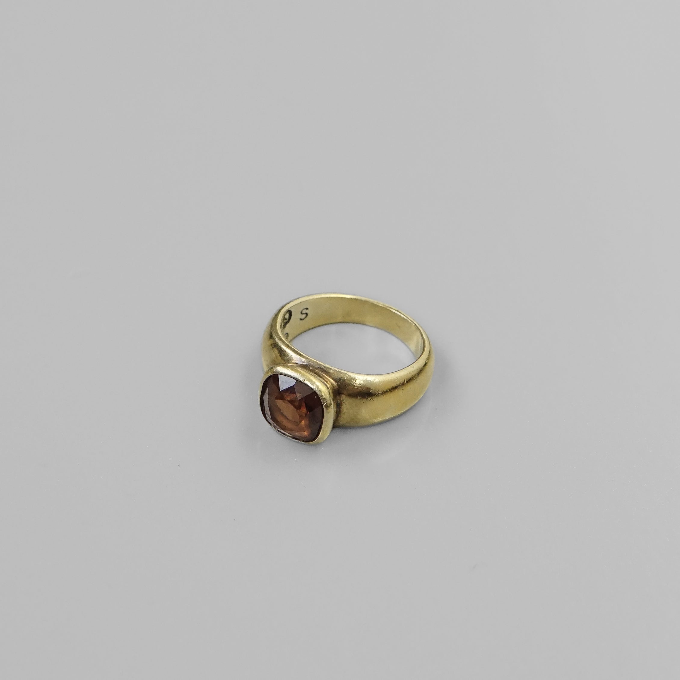 Gold Citrine Ring