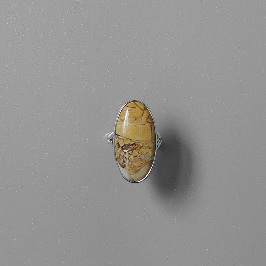 Yellow Jasper Ring