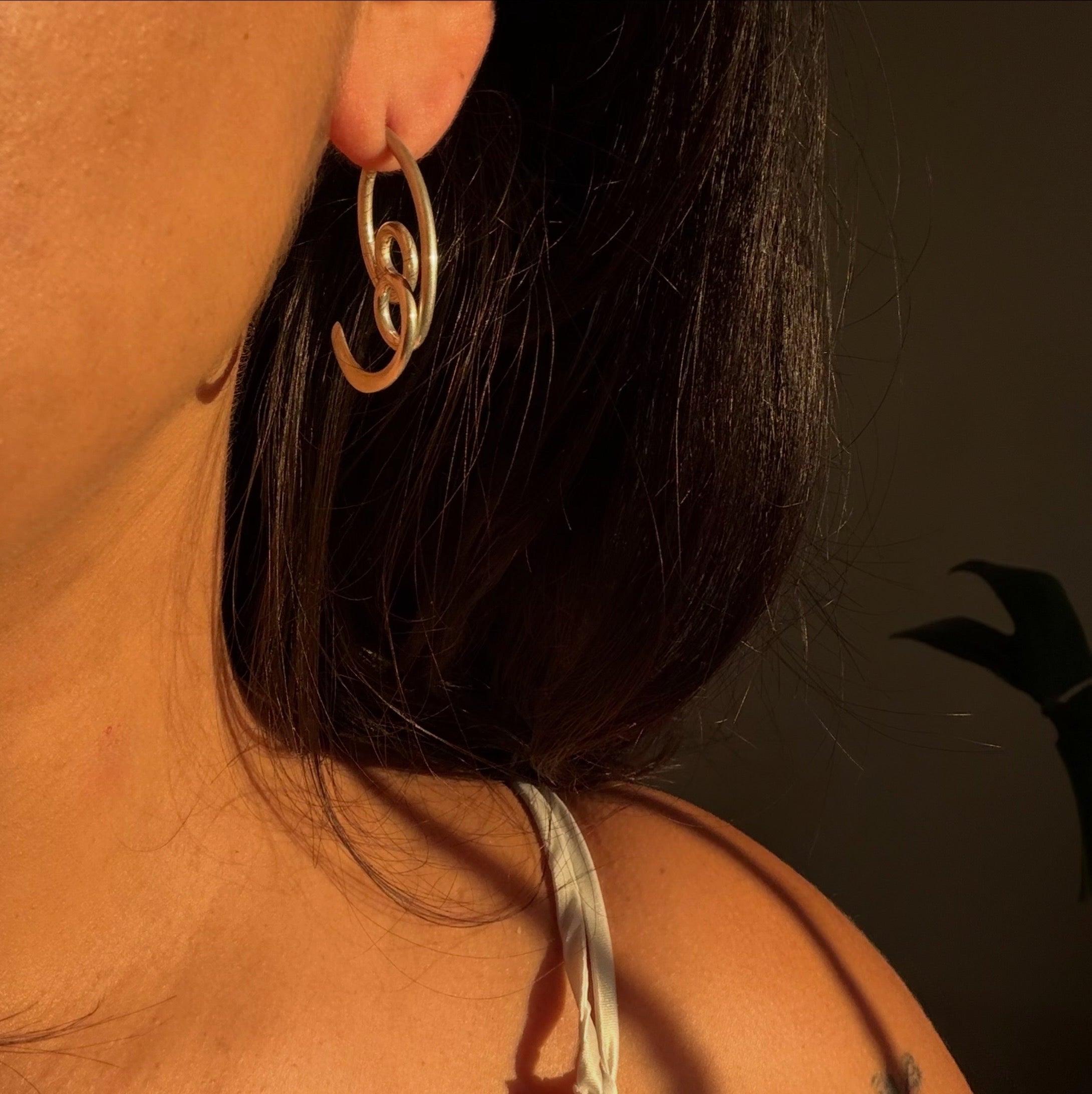 Spiral Drop Earrings