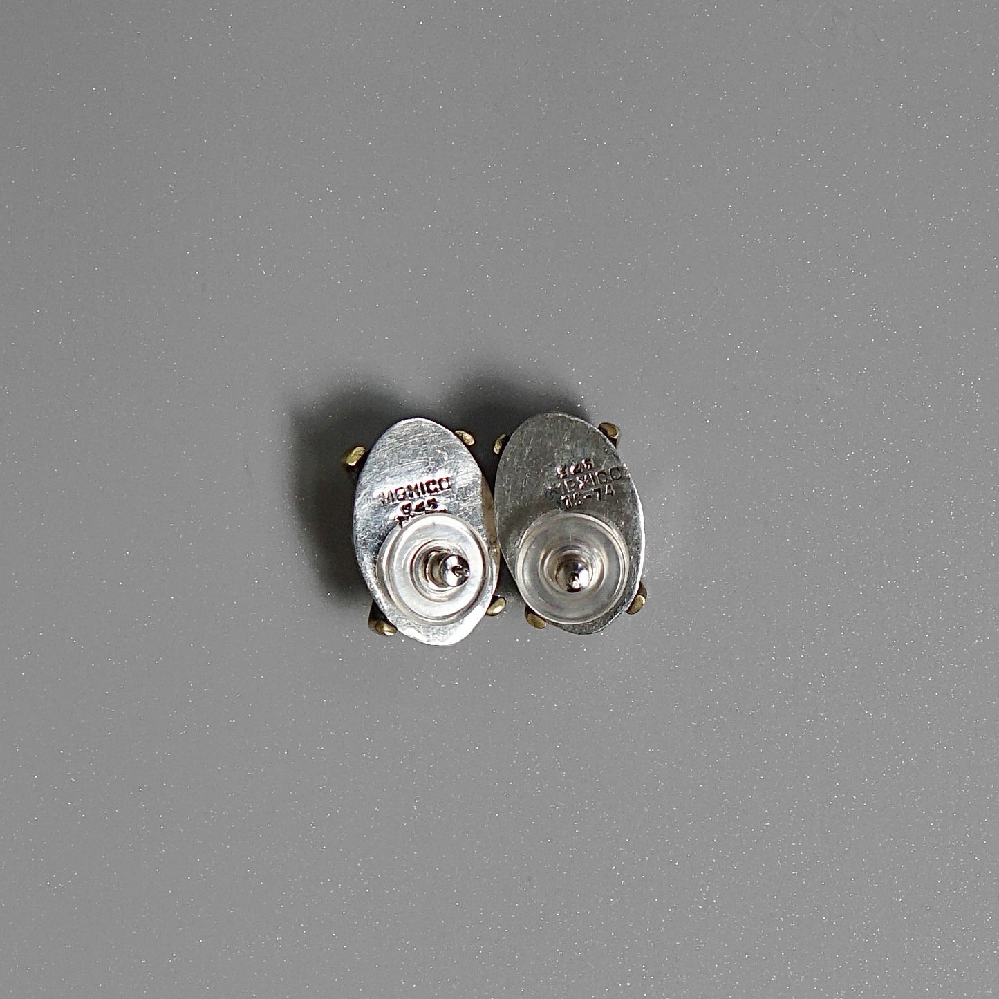 Silver + Brass Earrings