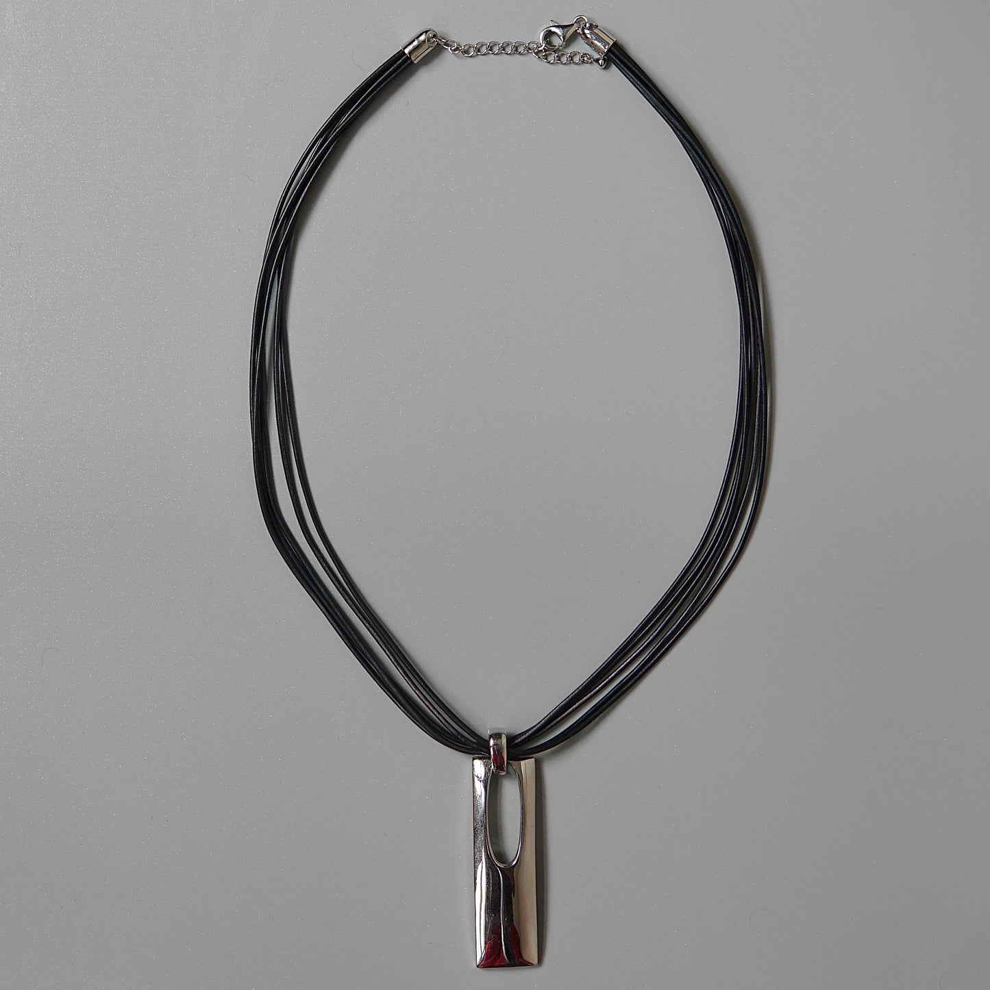 Black Leather Necklace