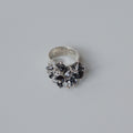 Beaded Dangle Cuff Ring