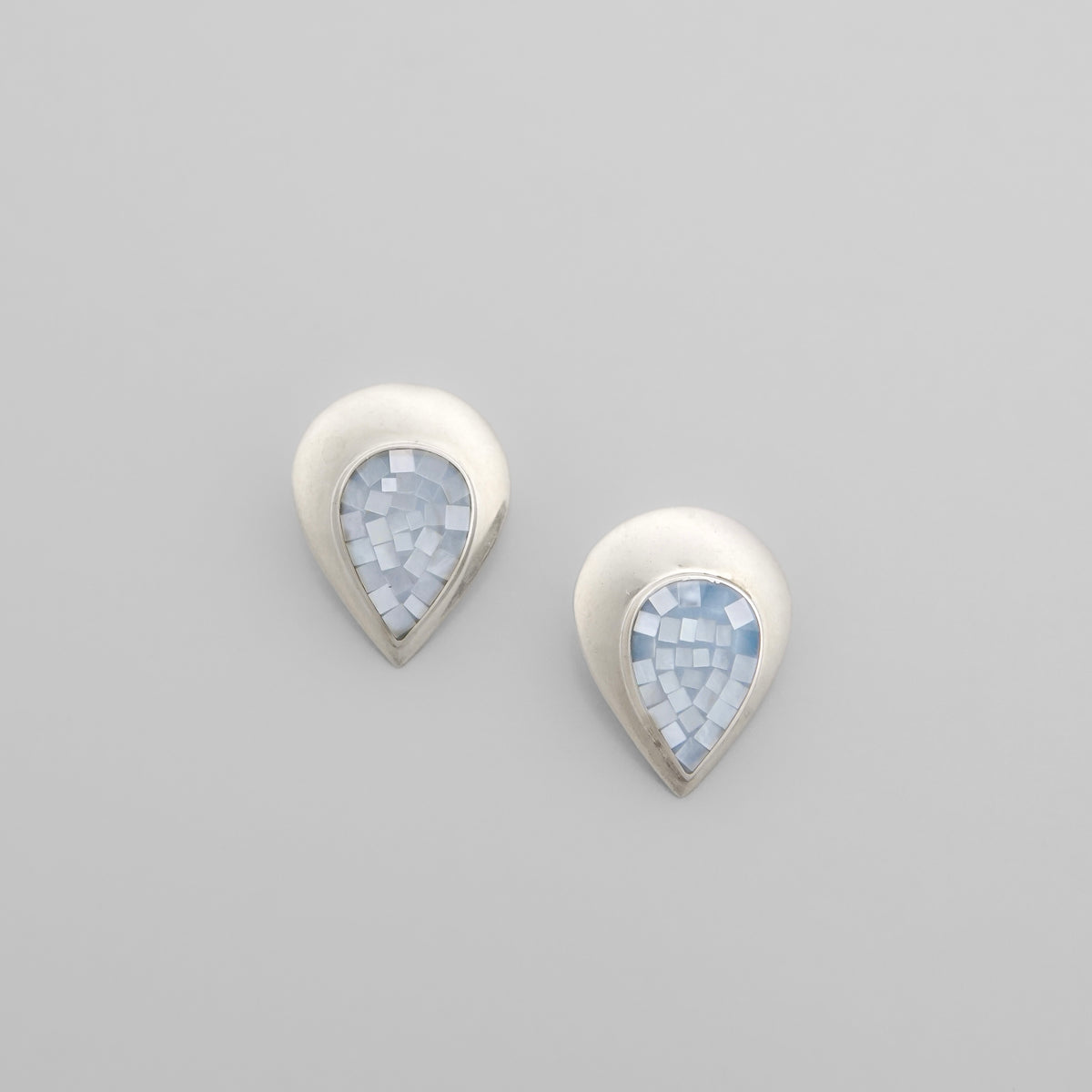 Mosaic Clip On Earrings