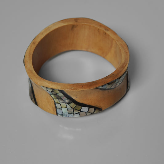 Mosaic Wood Bangle