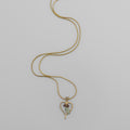 Opal Gold Heart Necklace