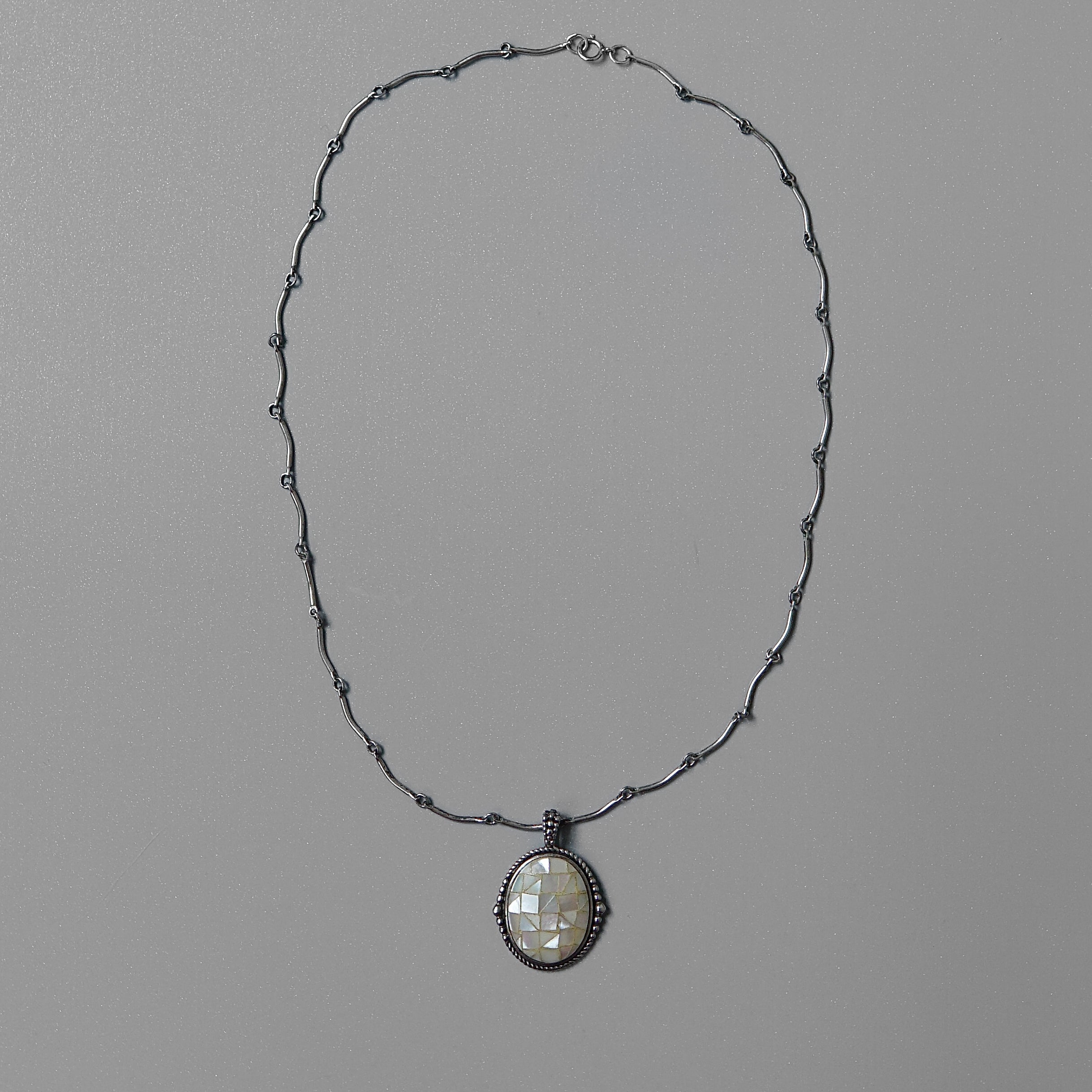 Pearl Mosaic Necklace