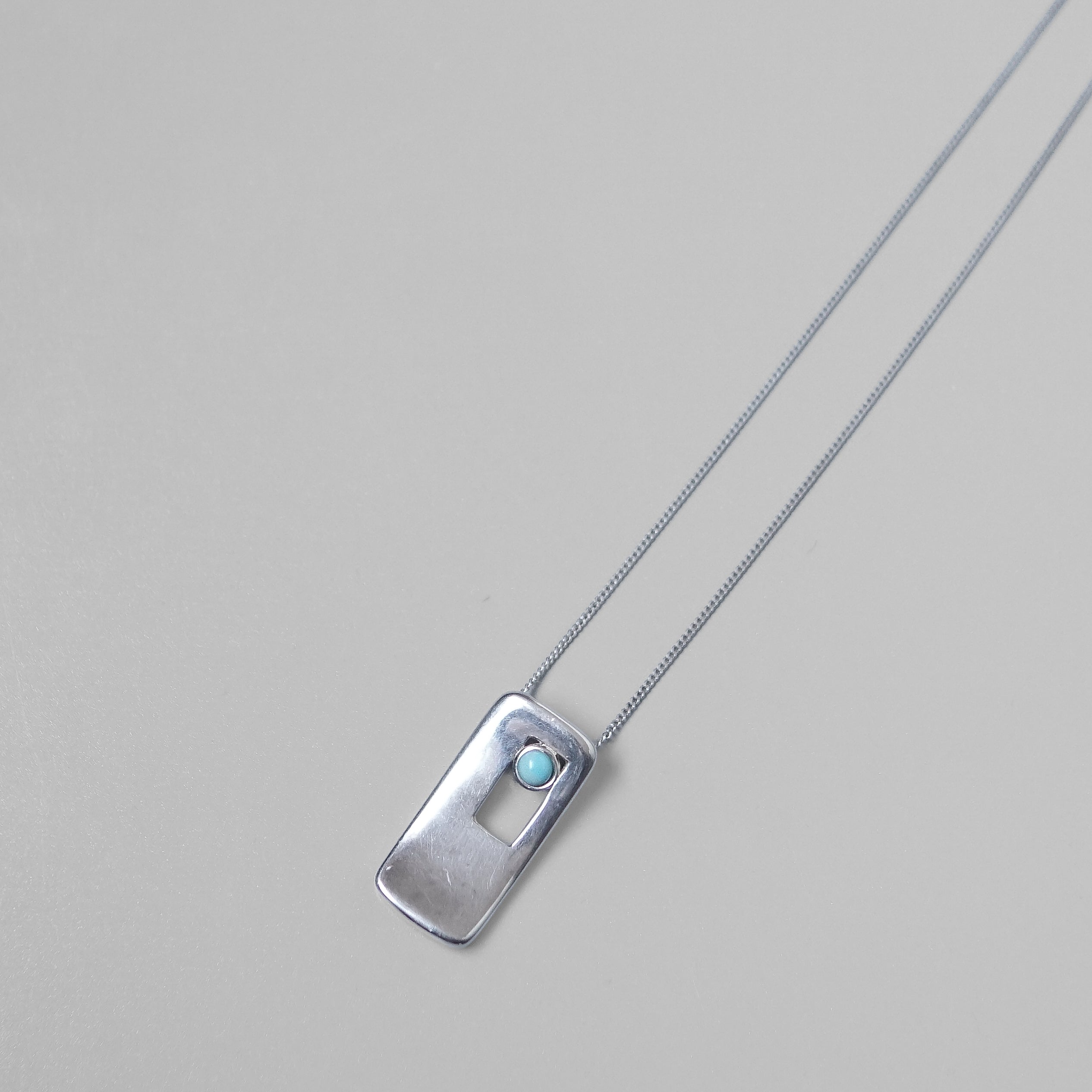 Turquoise Slider Necklace