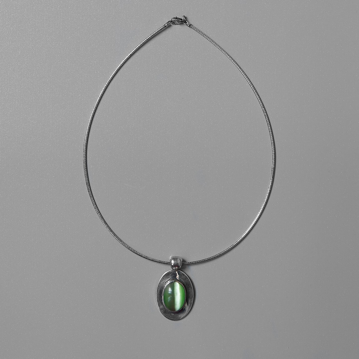 Green Cats Eye Necklace