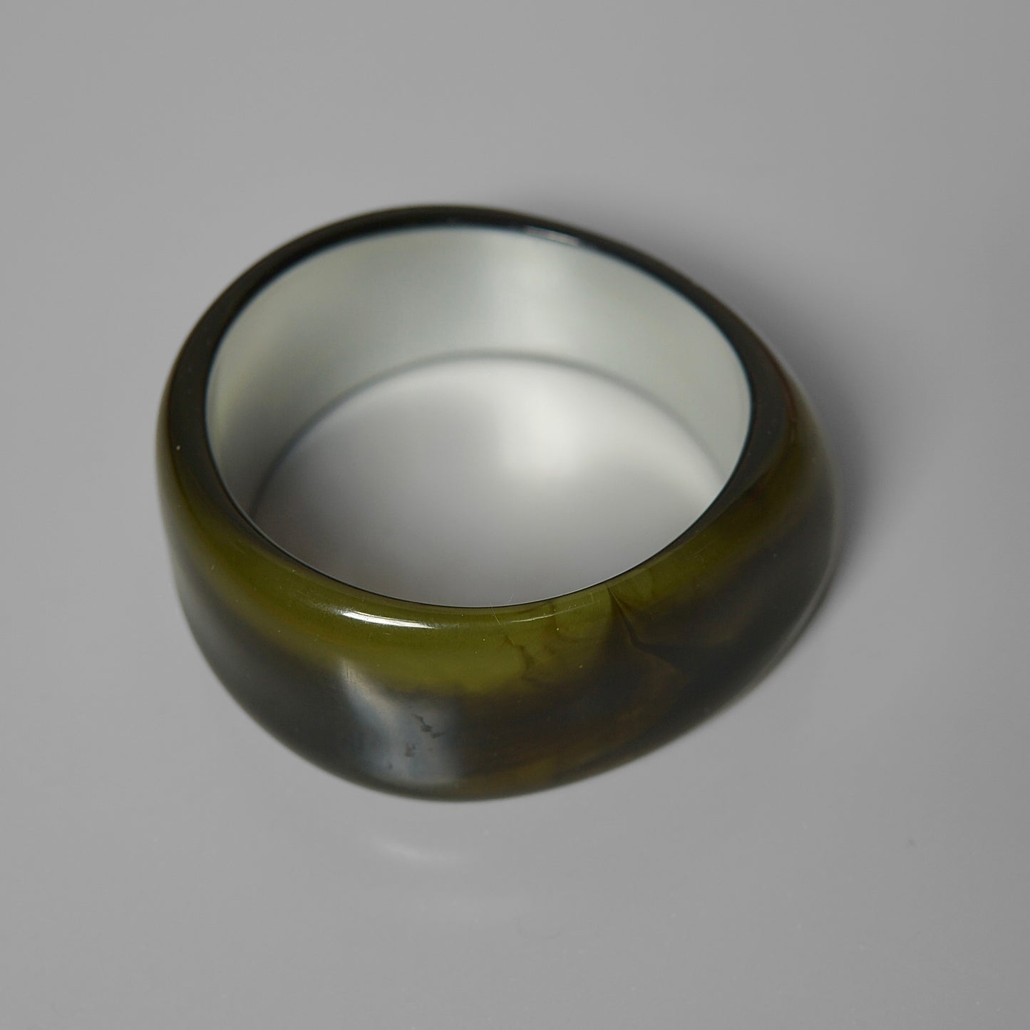 Green Bakelite Bangle