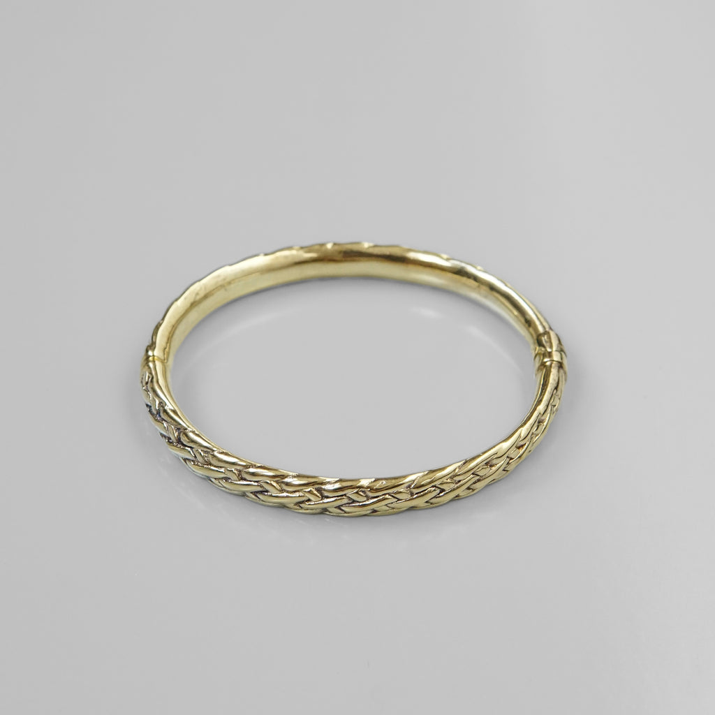 Gold Woven Bangle