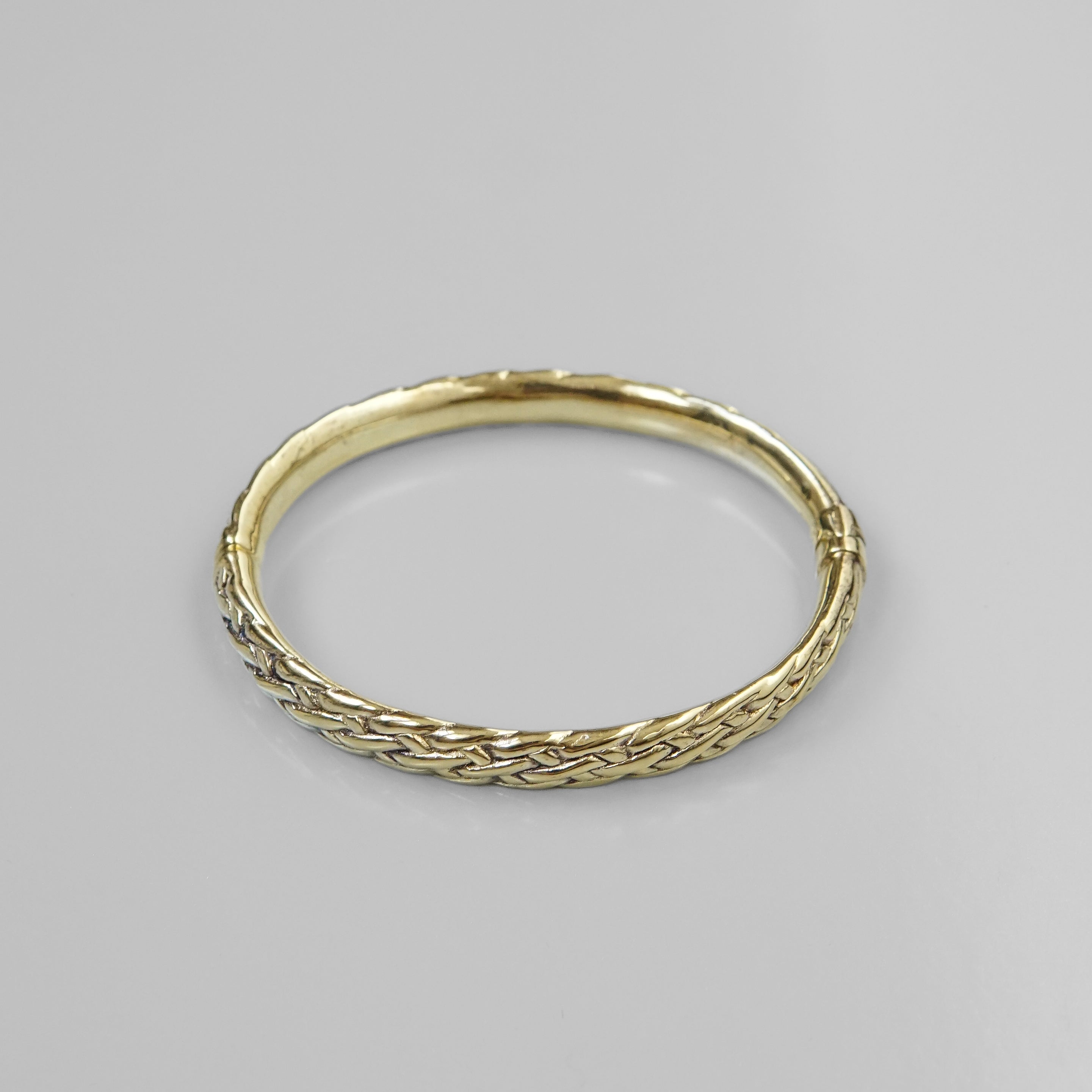 Gold Woven Bangle