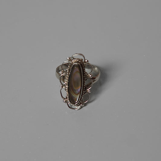 Filigree Abalone Ring