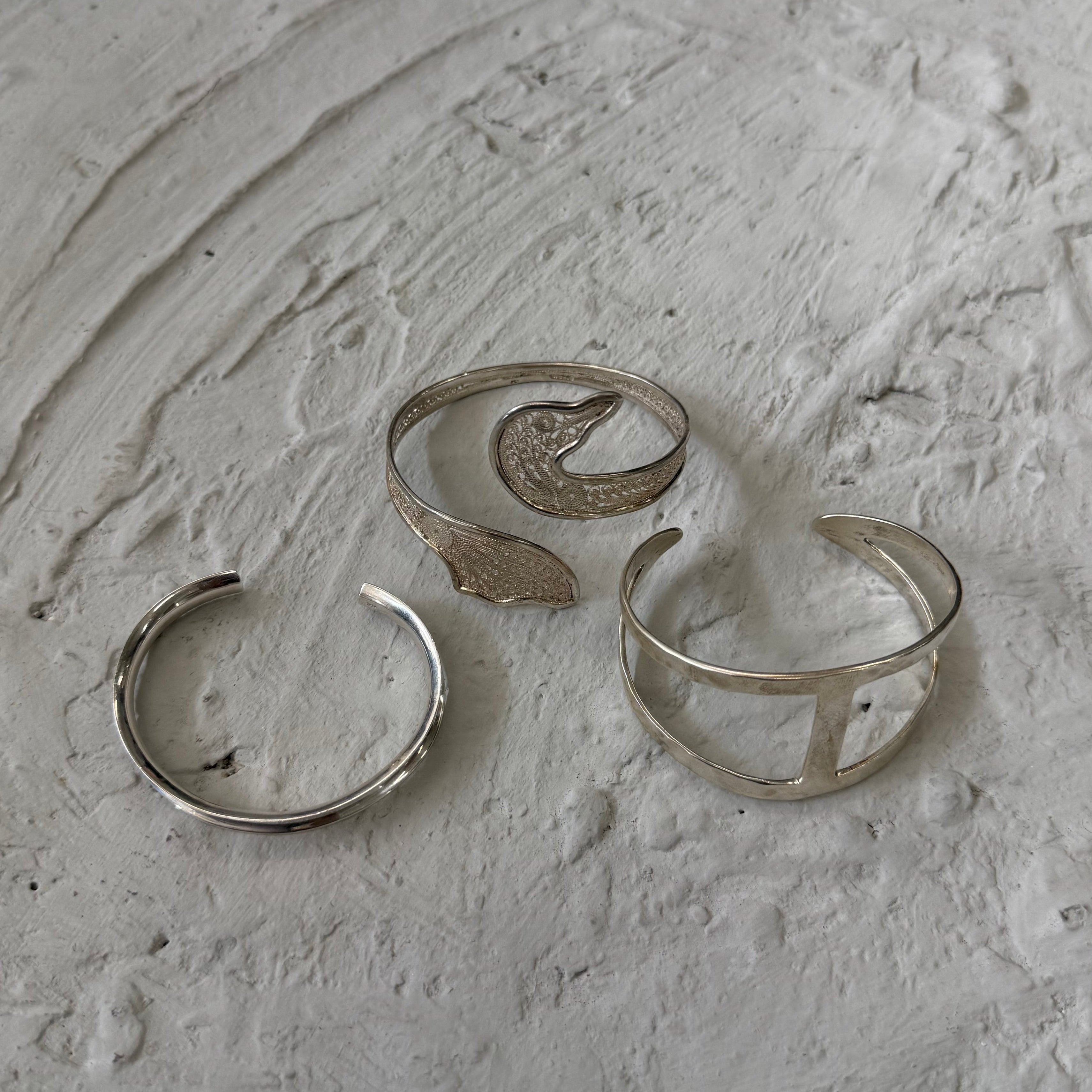 Modern Hammered Cuff