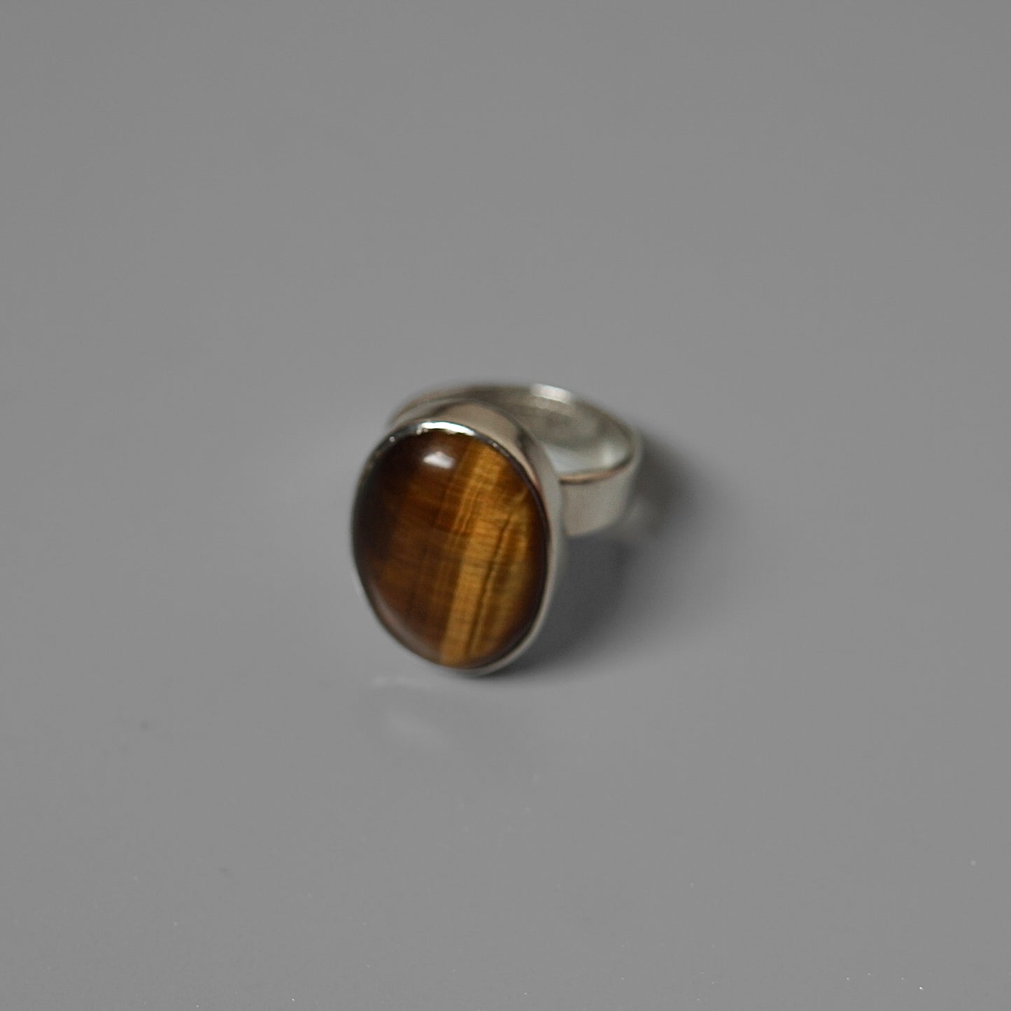 Tigers Eye Adjustable Ring
