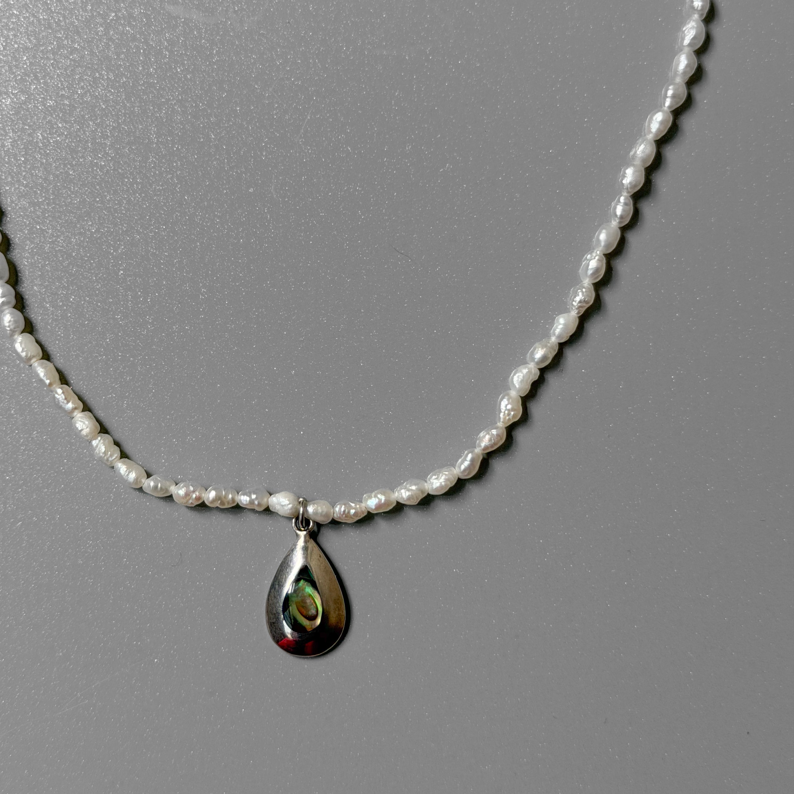 Pearl Abalone Necklace
