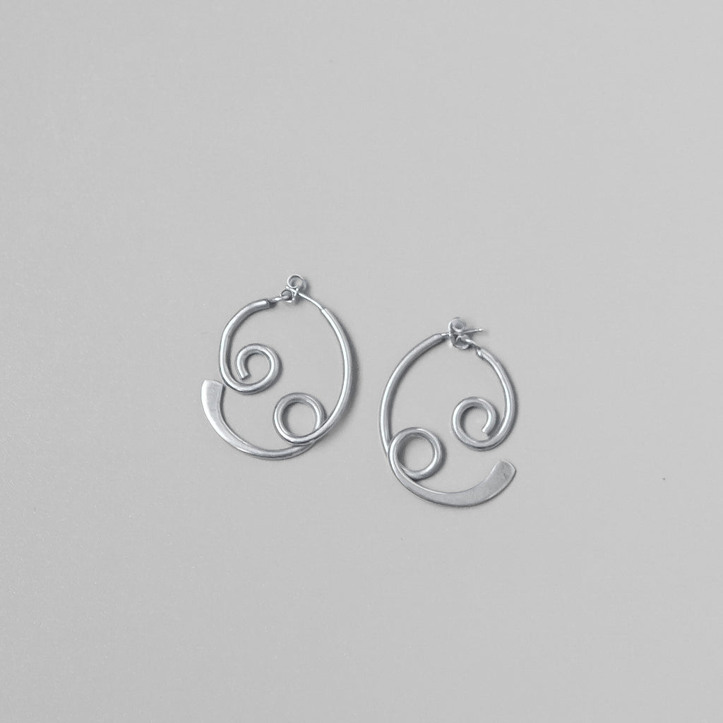 Spiral Drop Earrings