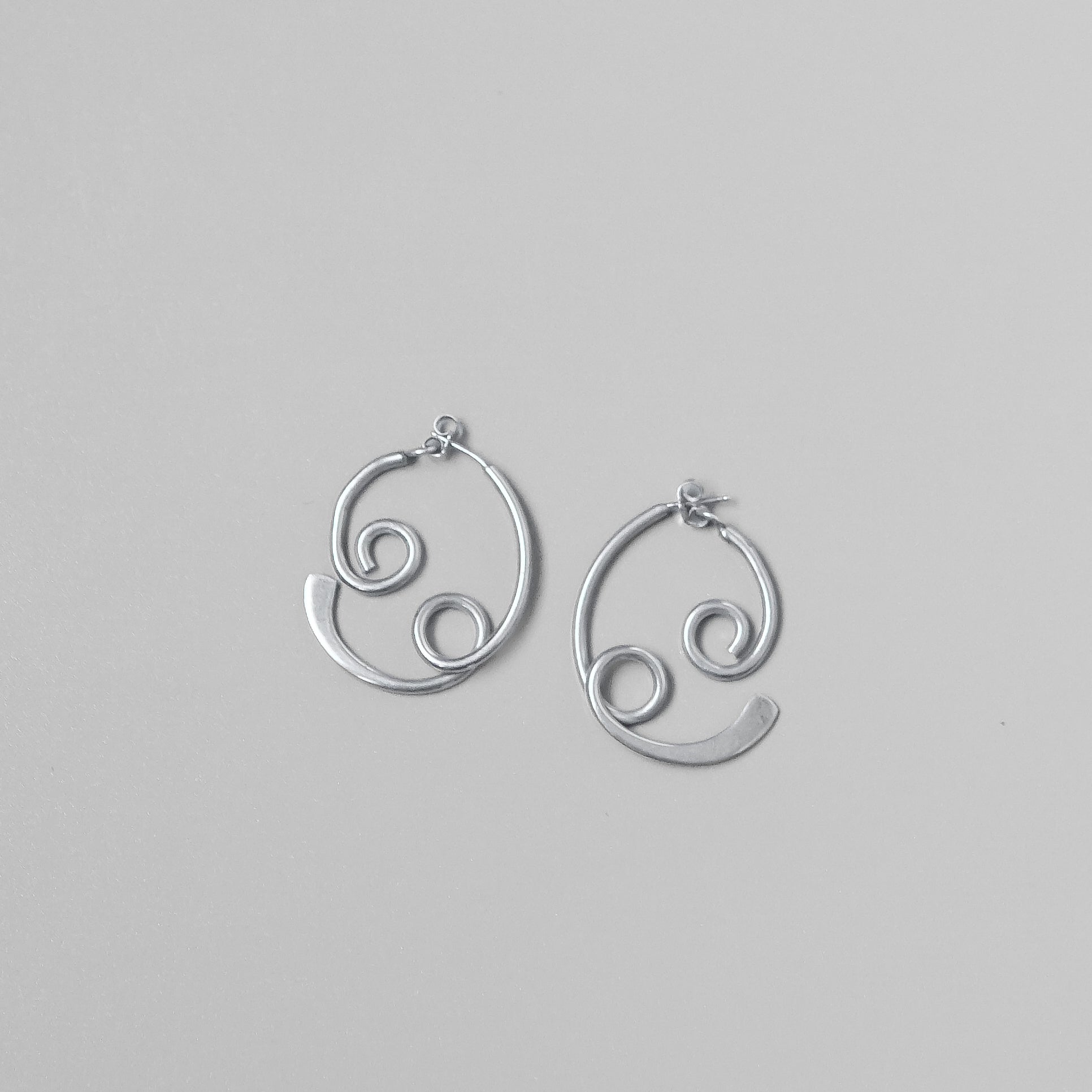 Spiral Drop Earrings